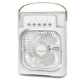 Portable Fan Air Conditioners USB Electric Fan Air Cooler LED Night Light Water Mist Fun 3 in 1 Air Humidifier for Home